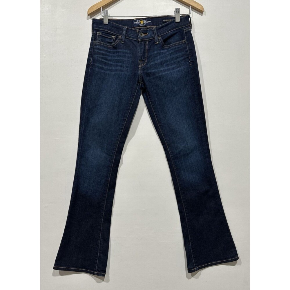 Lucky Brand  women jeans size 4/27 -blue  denim "Charlie Baby Boot" style
